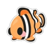 Clownfish Sticker  - Ultra-Rare from Ocean Sticker Pack